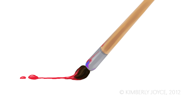 Paint Brush clip art - Polyvo