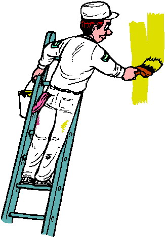 Painting Clip Art; Clipart painting house ...