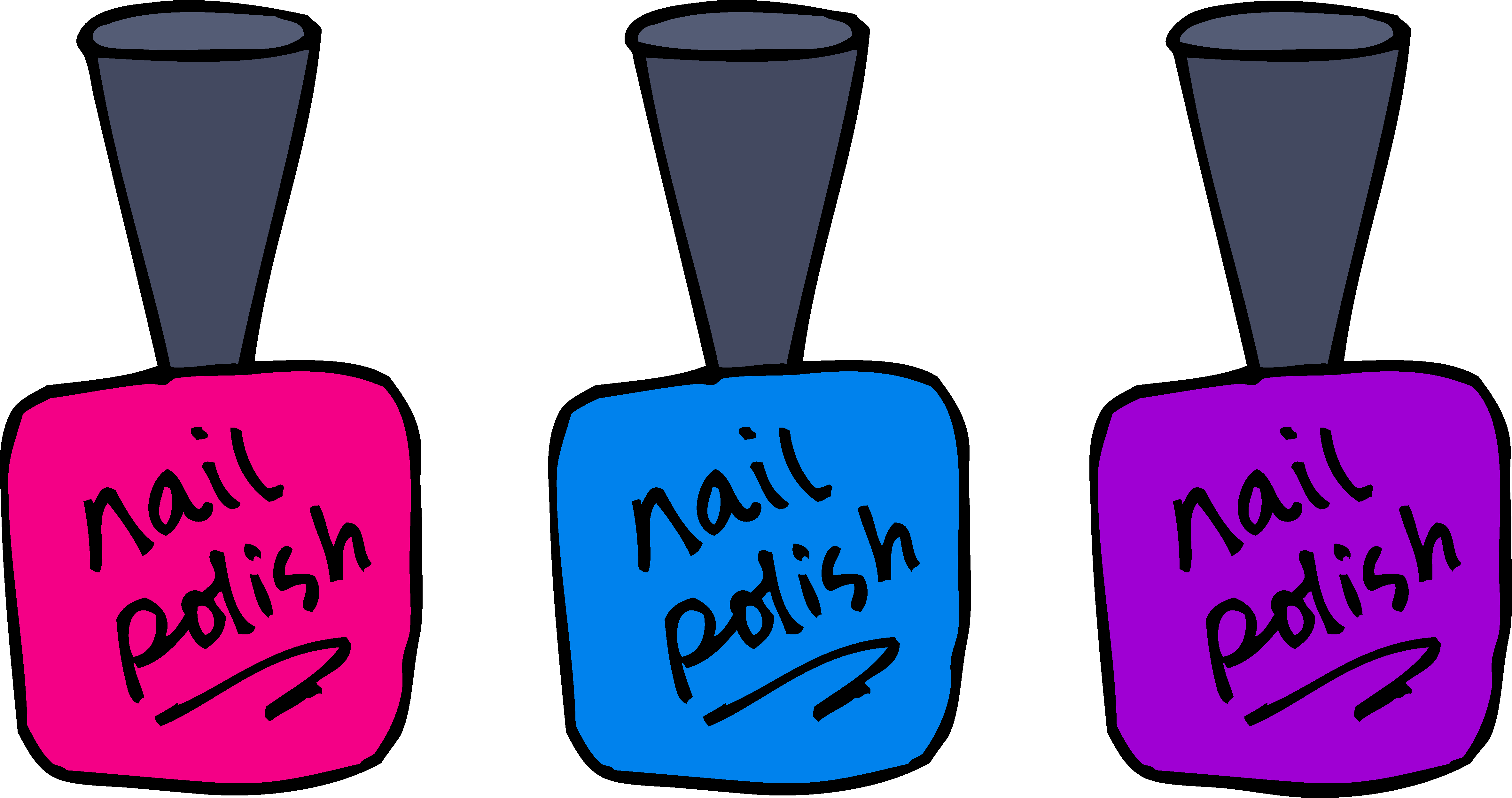 Painting Nails Clip Art . - Nail Salon Clip Art