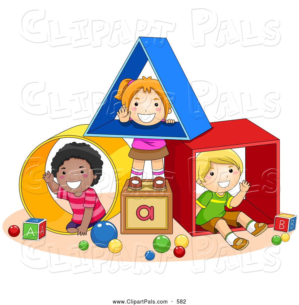 Preschool clip art; Daycare C