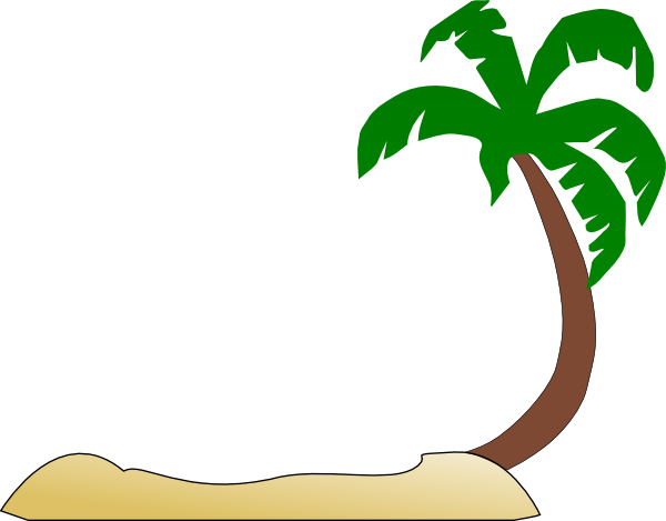 palm tree beach clipart - Tropical Clipart