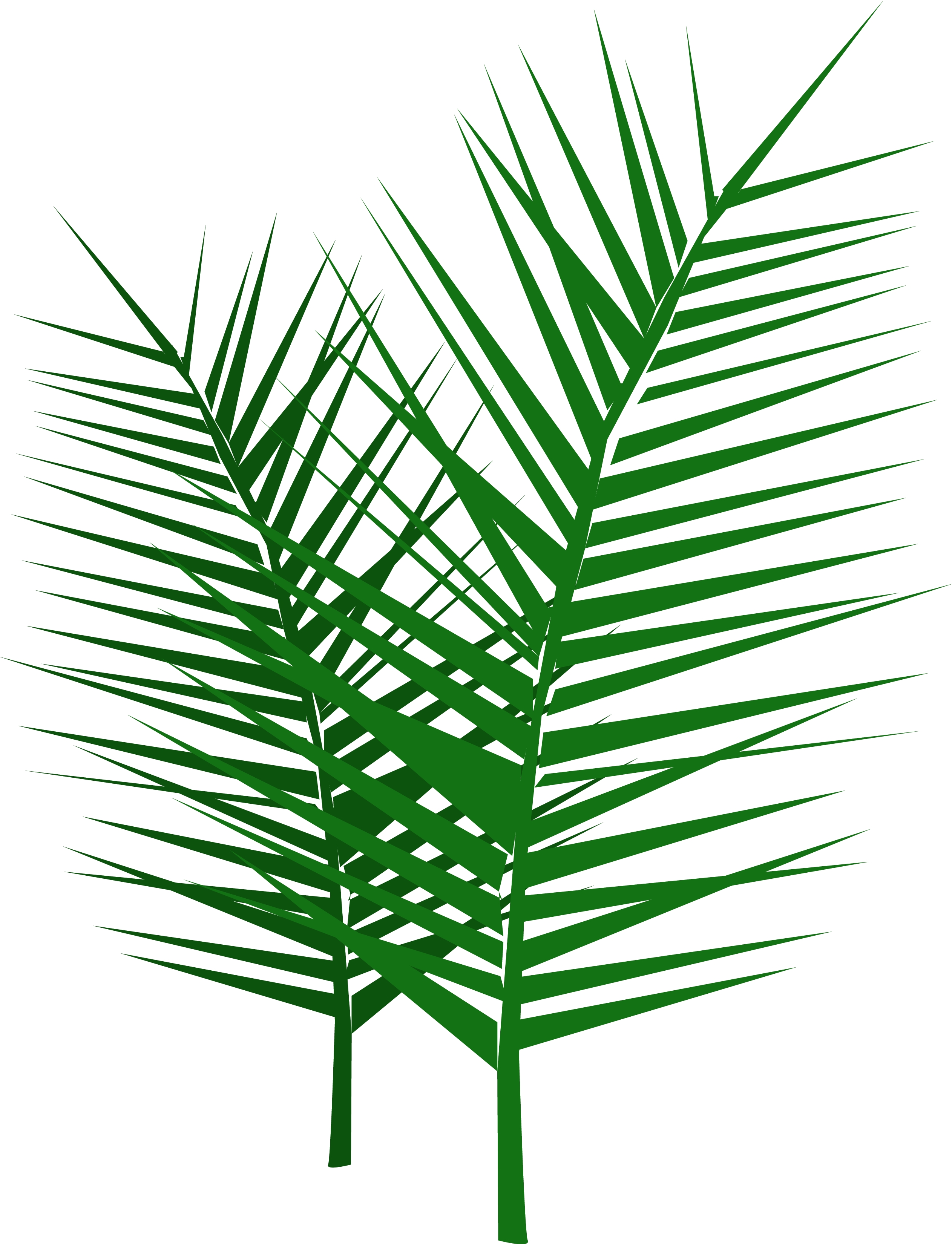 Palm Branch And Cross Clip Ar - Palm Branch Clip Art