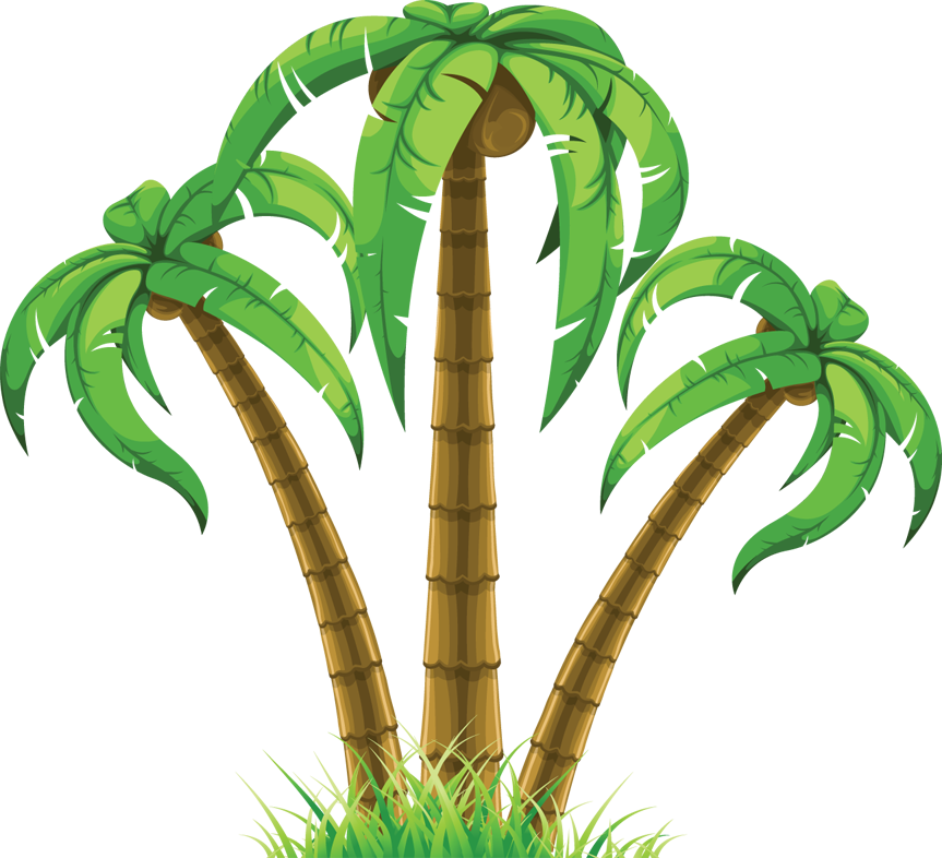 Palm Clip Art - Clip Art Palm Trees