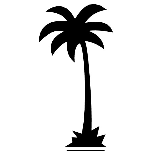 Palm tree art tropical palm trees clip 2 clipart 6