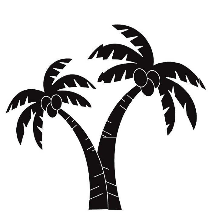 Palm tree art tropical palm trees clip 3 clip art 2