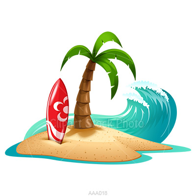 Palm Tree Beach Clipart Clipa - Beach Clipart Free