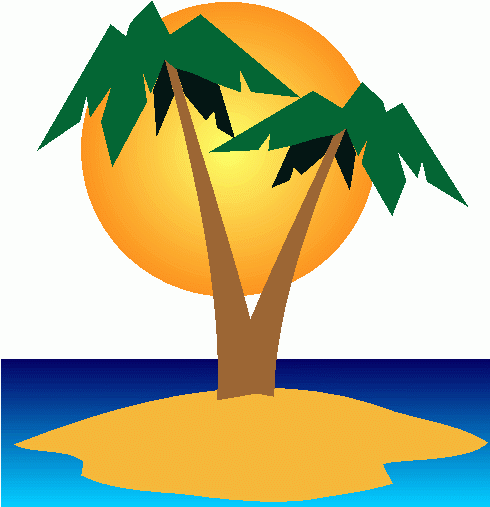 Palm Tree Island Clipart Palm - Island Clipart