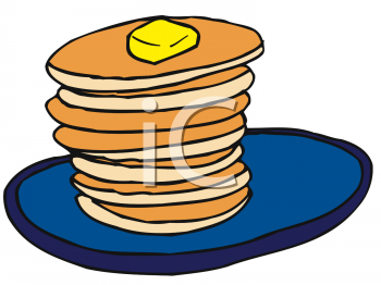 Clip Art. pancakes with butte