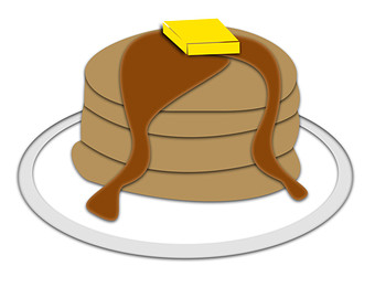 Pancake Clipart - Pancake Clip Art, Pancake Vector, Pancake Cartoon, Breakfast Clipart, Pastry Clipart, Food Clipart, Restaurant Clipart