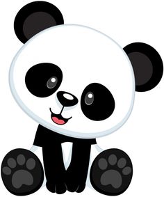 Cute Baby Panda Clip Art