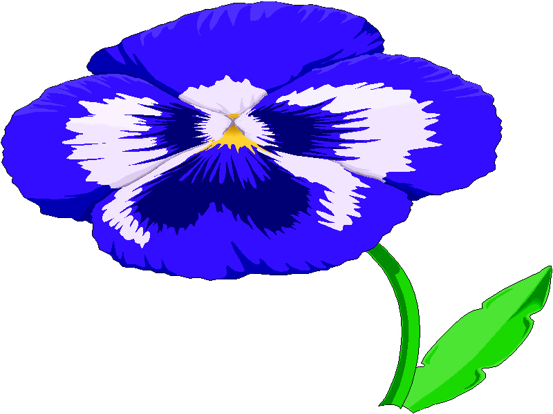 pansy clipart - Pansy Clipart