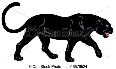 Black Panther Vector - Panther Clipart