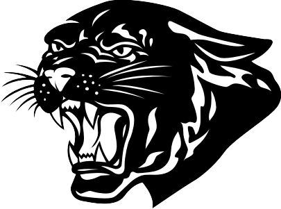 Panthers, School district and - Cougar Head Clip Art