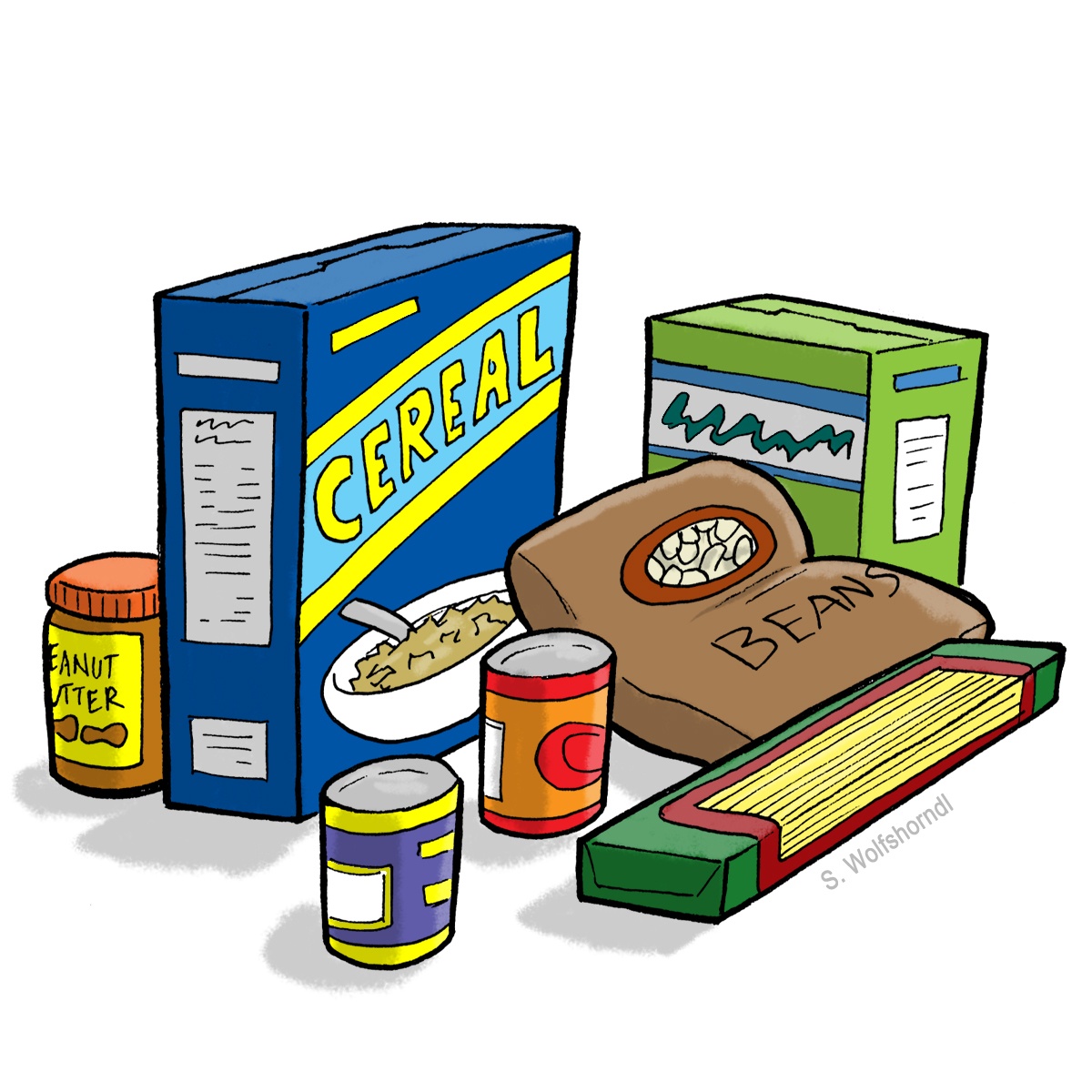 pantry clipart - Canned Food Clip Art