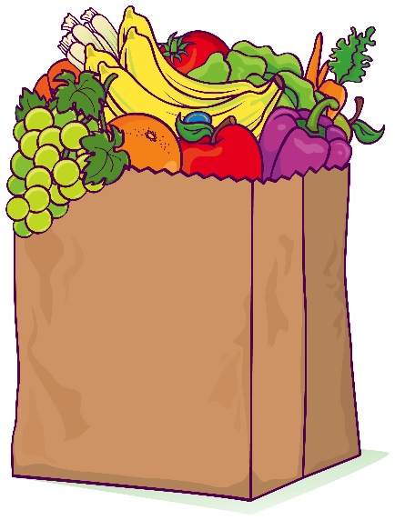 bags of groceries clipart. Si