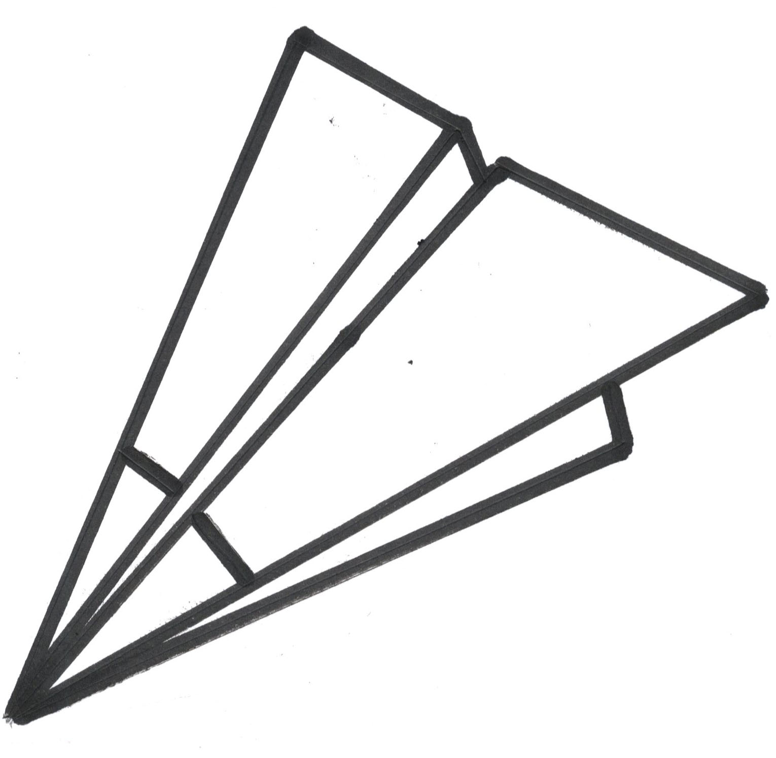 Flying Paper Airplane Clipart