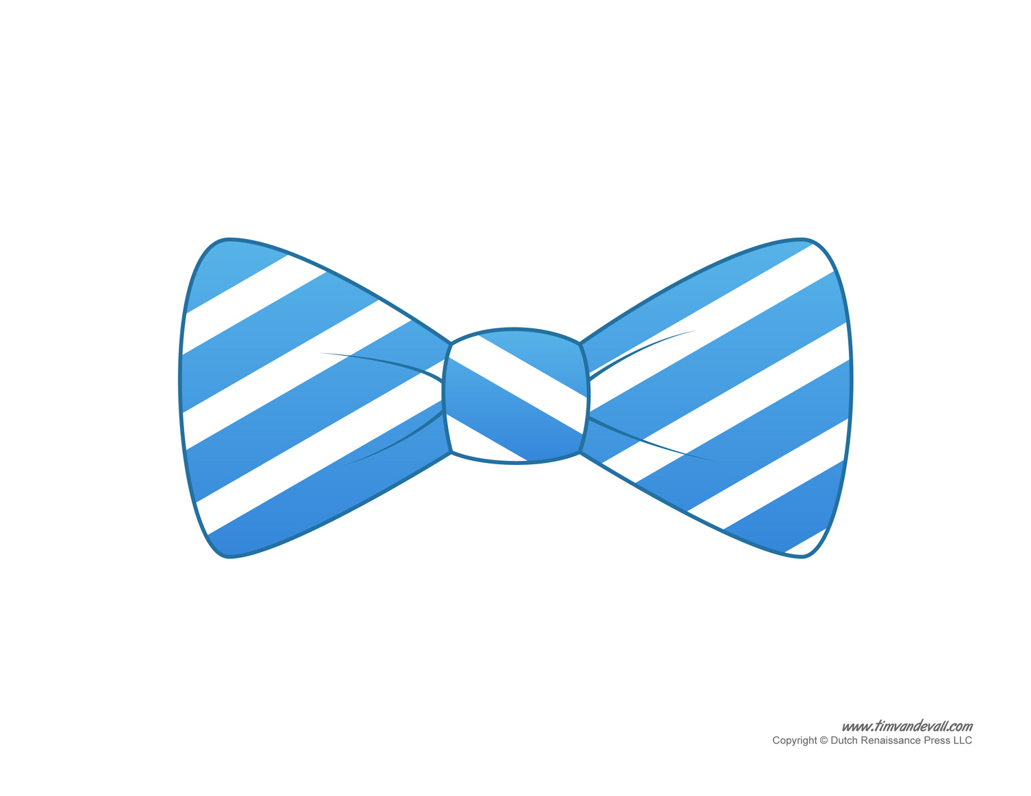 Blue Bow Tie Clipart