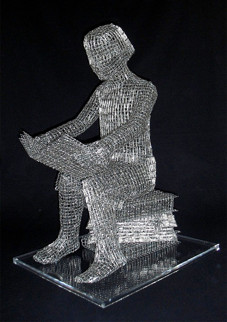 Paper Clip Sculpture