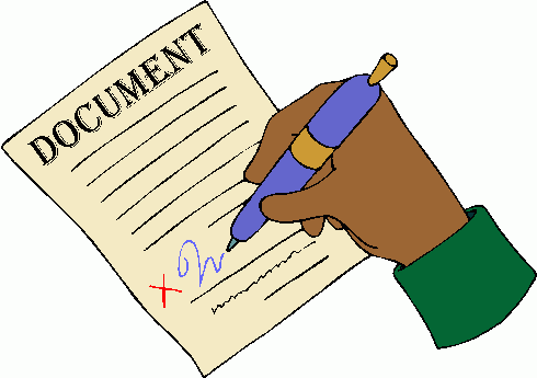 Paper Document Clip Art - Document Clip Art