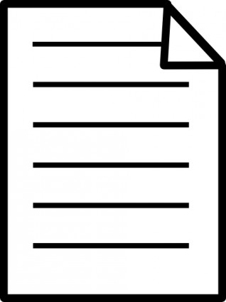 sheet paper clipart - Paper Sheet Clipart