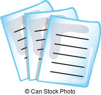 Stacks Of Paperwork Clipart #