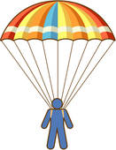 Parachute Clipart Royalty Fre - Parachute Clipart