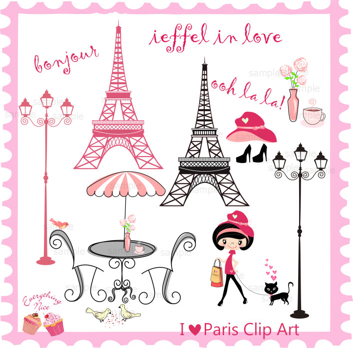 Eiffel Tower Paris Clipart