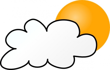 Partly Cloudy Symbol Clipart Best