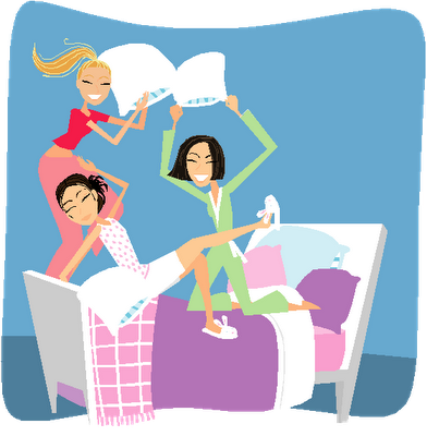 party people clipart u0026middot; sleepover clipart
