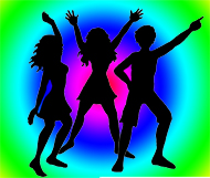 party-clip-art-dance-party color