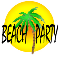 Party Clip Art Free Party Gra - Beach Party Clip Art