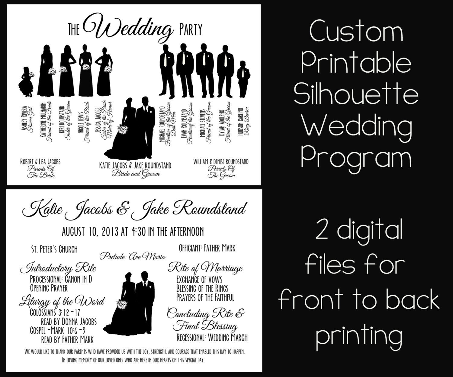Party Silhouette Clipart #1.  - Wedding Party Silhouette Clip Art