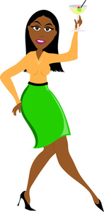 Partying Clipart Image Clip Art Image Of A Nicely Dressed African
