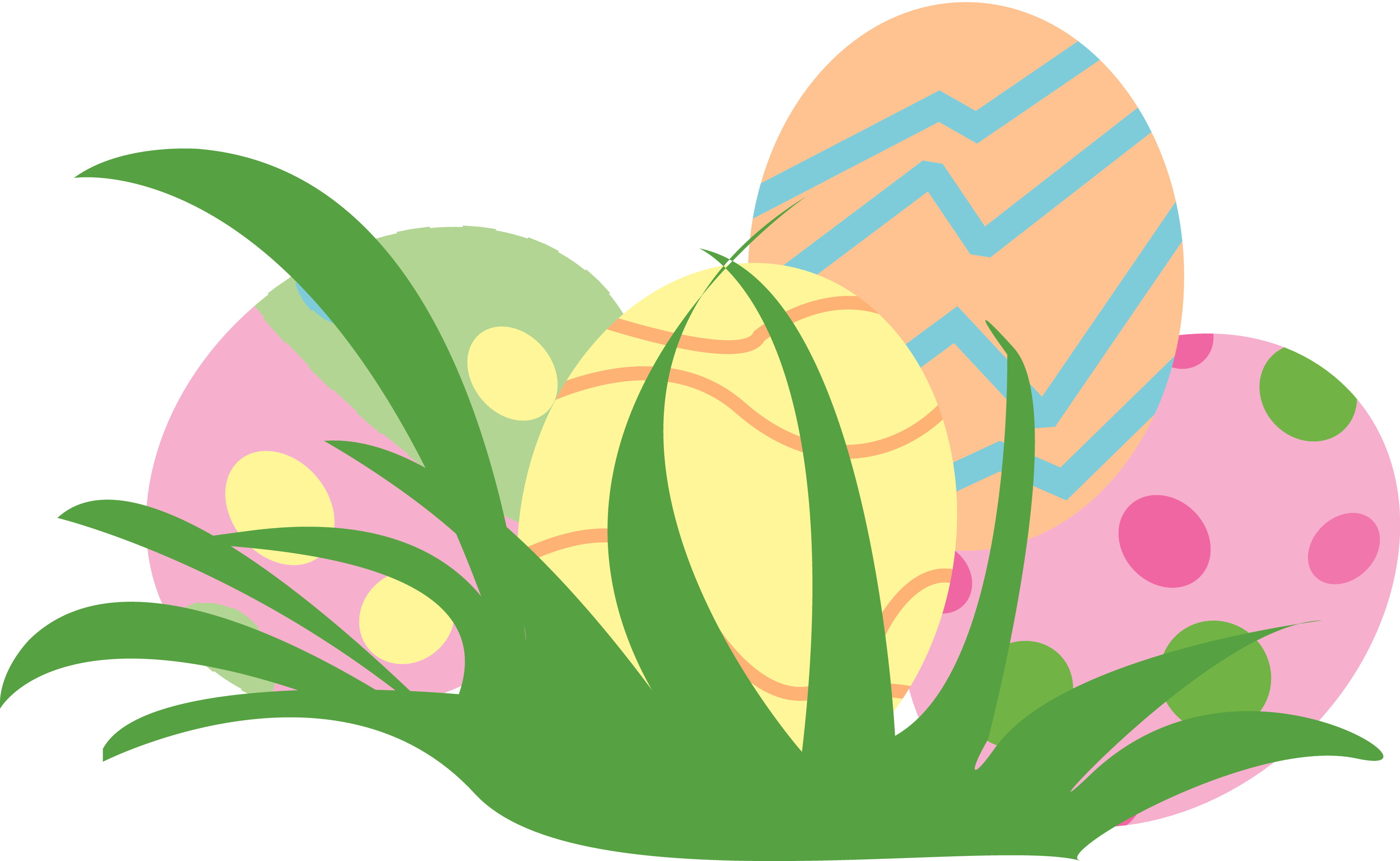 Pastel Easter Egg Clipart .