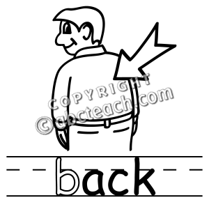 Aching Back Clipart