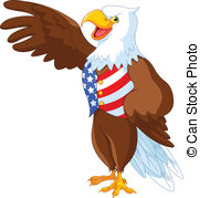 ... Patriotic American Eagle - Patriotic American bald eagle.