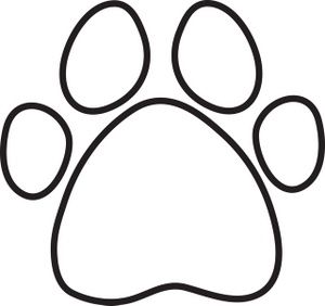 Paw Print Clip Art Free | Coloring Page Clip Art Images Coloring Page Stock Photos u0026amp;