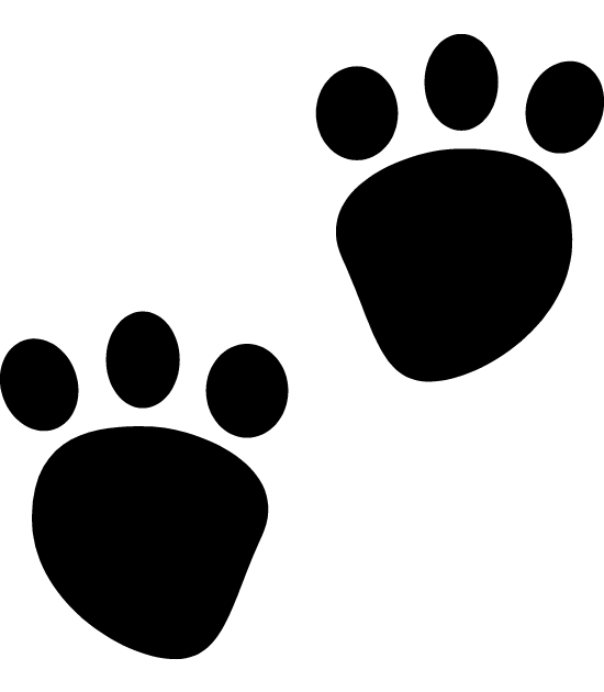 Paw prints dog paw print clip - Lion Paw Print Clip Art