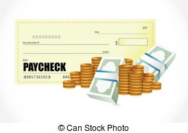 Paycheck Payroll Clip Art