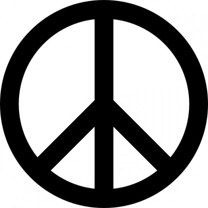 Peace sign clipart kid