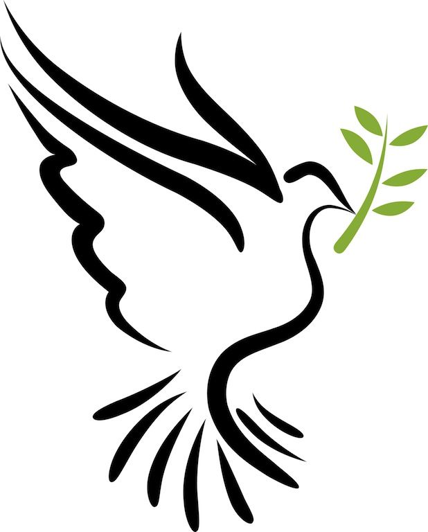 Peace doves clipart - .