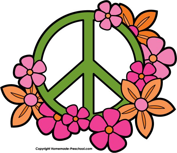 Pink Peace Sign Clipart Clipa