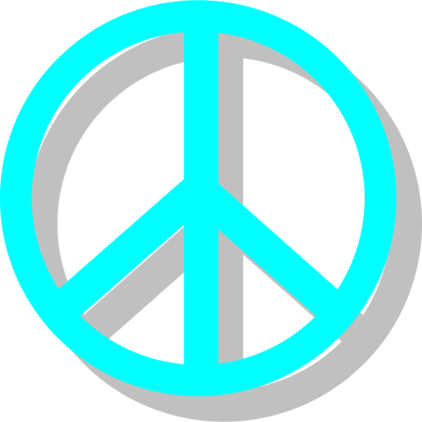 Peace sign vector clip art