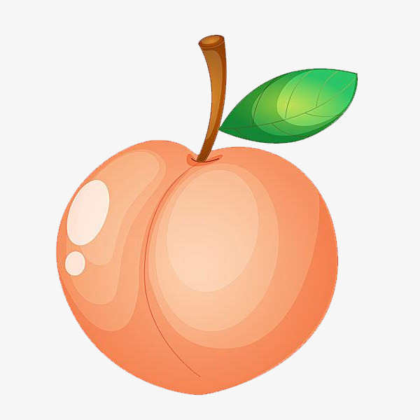 a peach, Peach Clipart, Fruit, Pink Peach PNG Image and Clipart