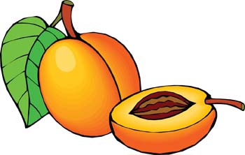 Fuzzy peaches clip art image free clipart image image