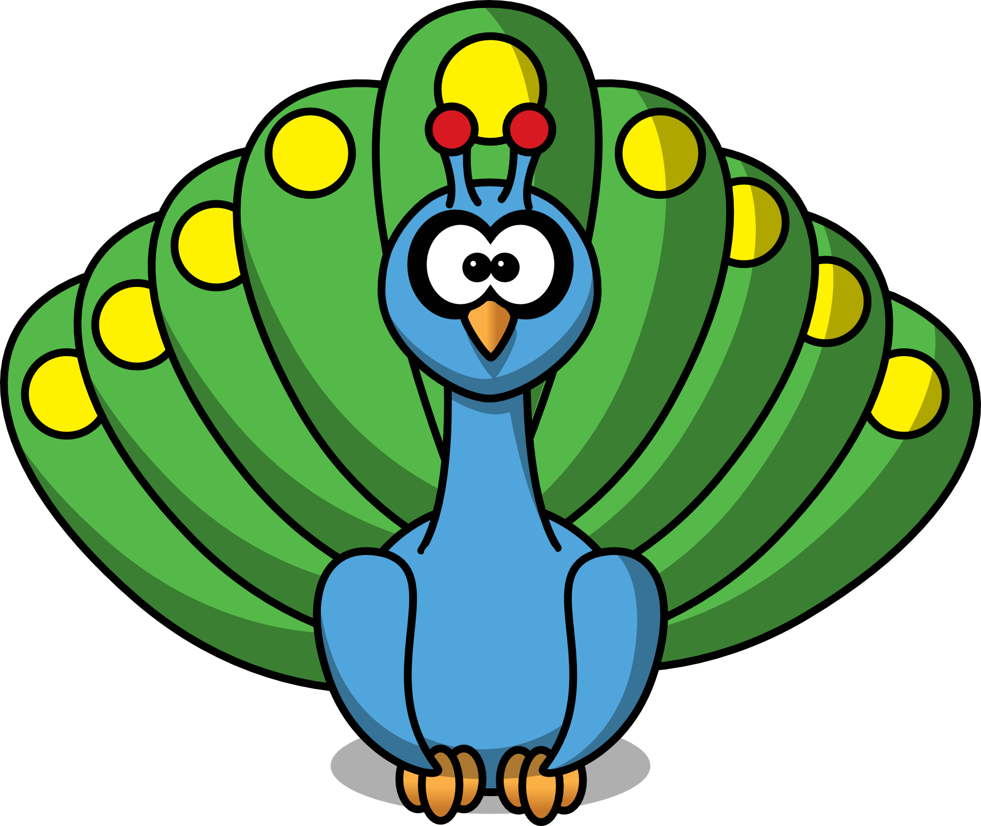 peacock clipart free - Clipart Peacock