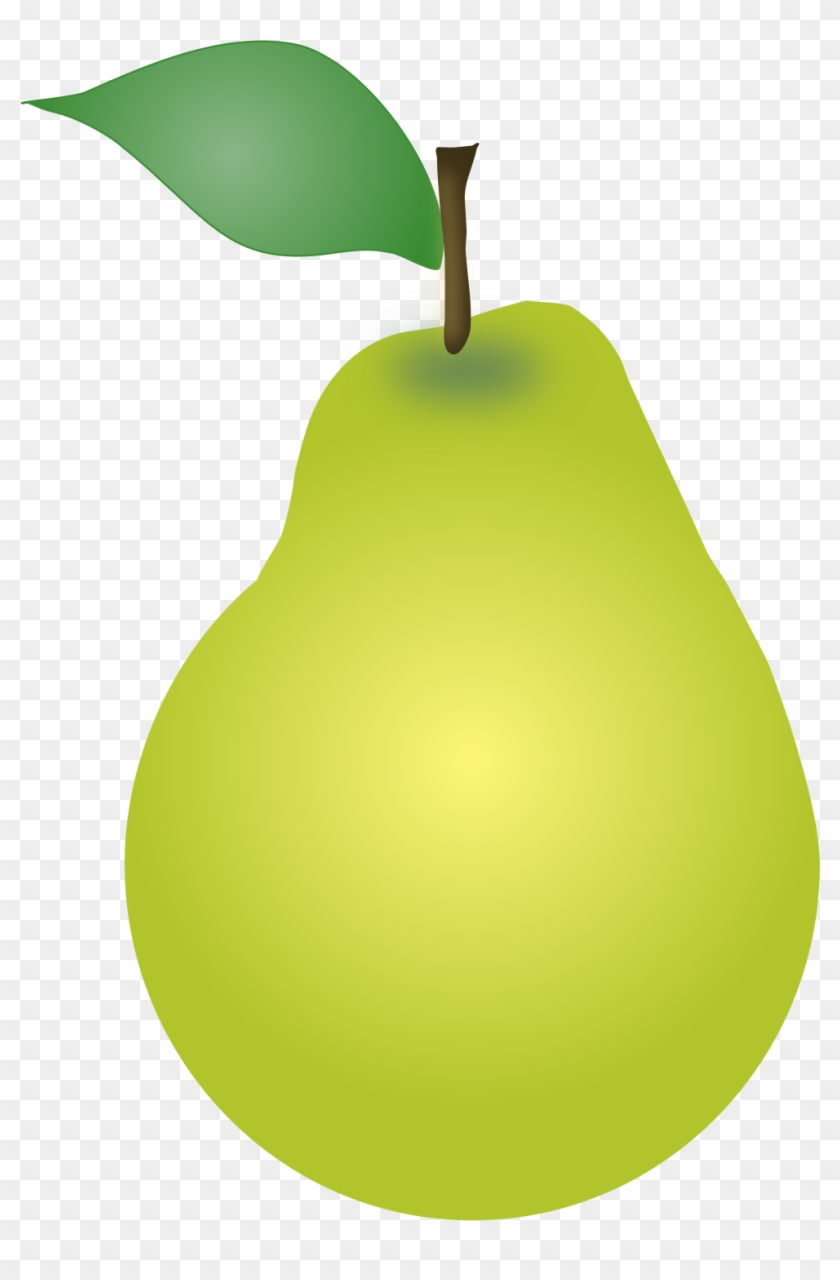 Amazing Idea Pear Clipart Svg Big Image Png Black And - Granny Smith