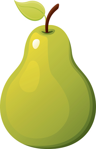 Pear vector art illustration