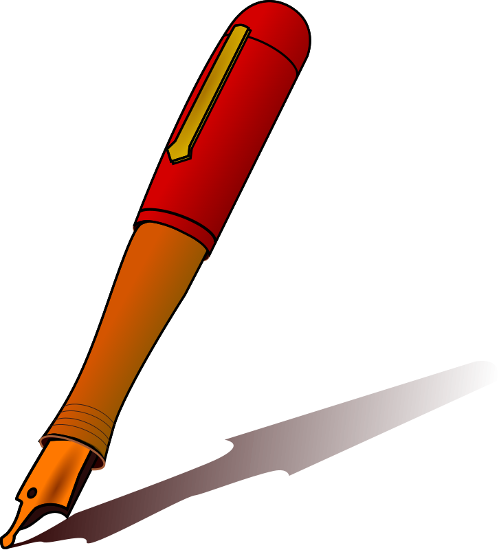 pen clipart - Fountain Pen Clipart