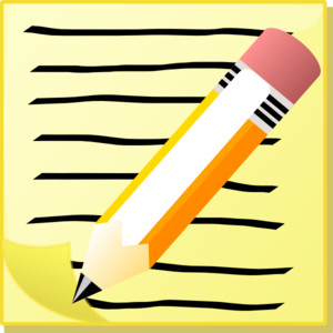 pencil and paper clipart - Paper And Pencil Clipart